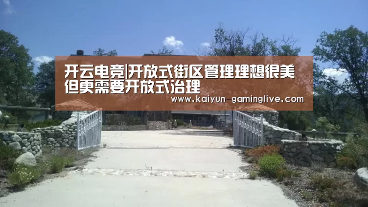 开云电竞|开放式街区管理理想很美但更需要开放式治理(图3) 开云电竞